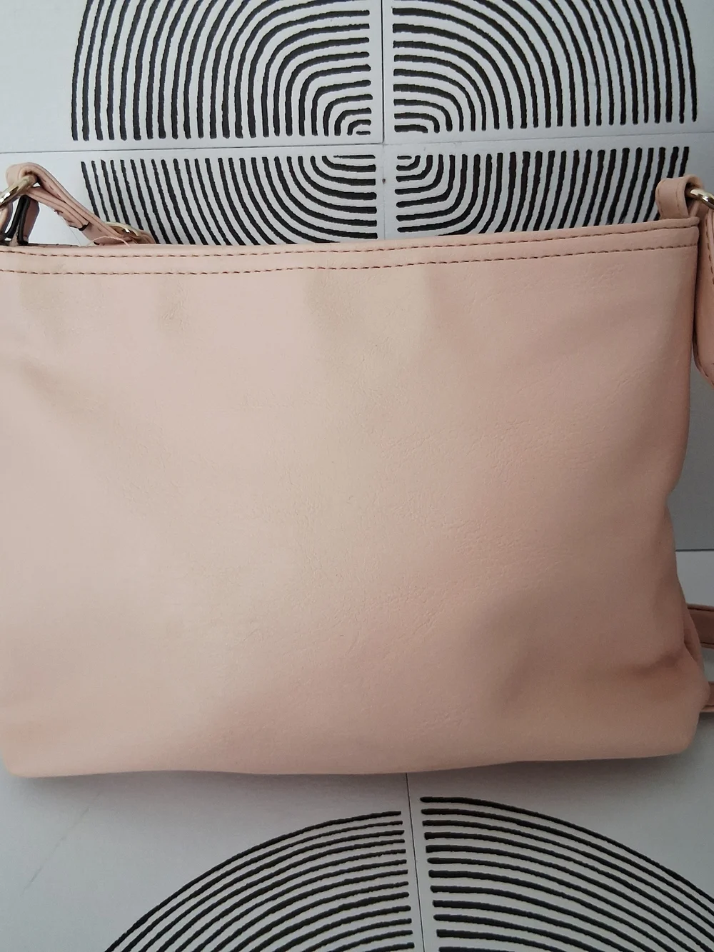 Rosetti Womens Blush Powder Pink Y2K Cargo Chic Romantic Casual Shoulder Purse